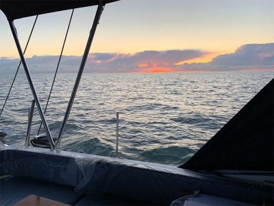 start of the arc sailing